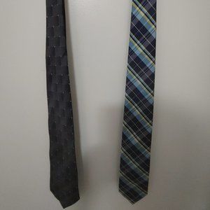 Stafford Men's Silk Tie Set (Set of 2)